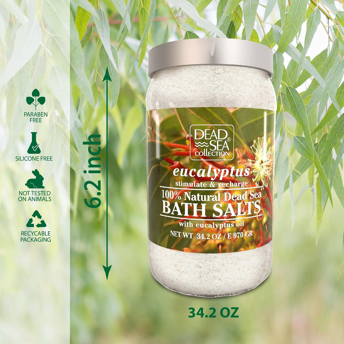 Dead Sea Collection Bath Salts with Eucalyptus