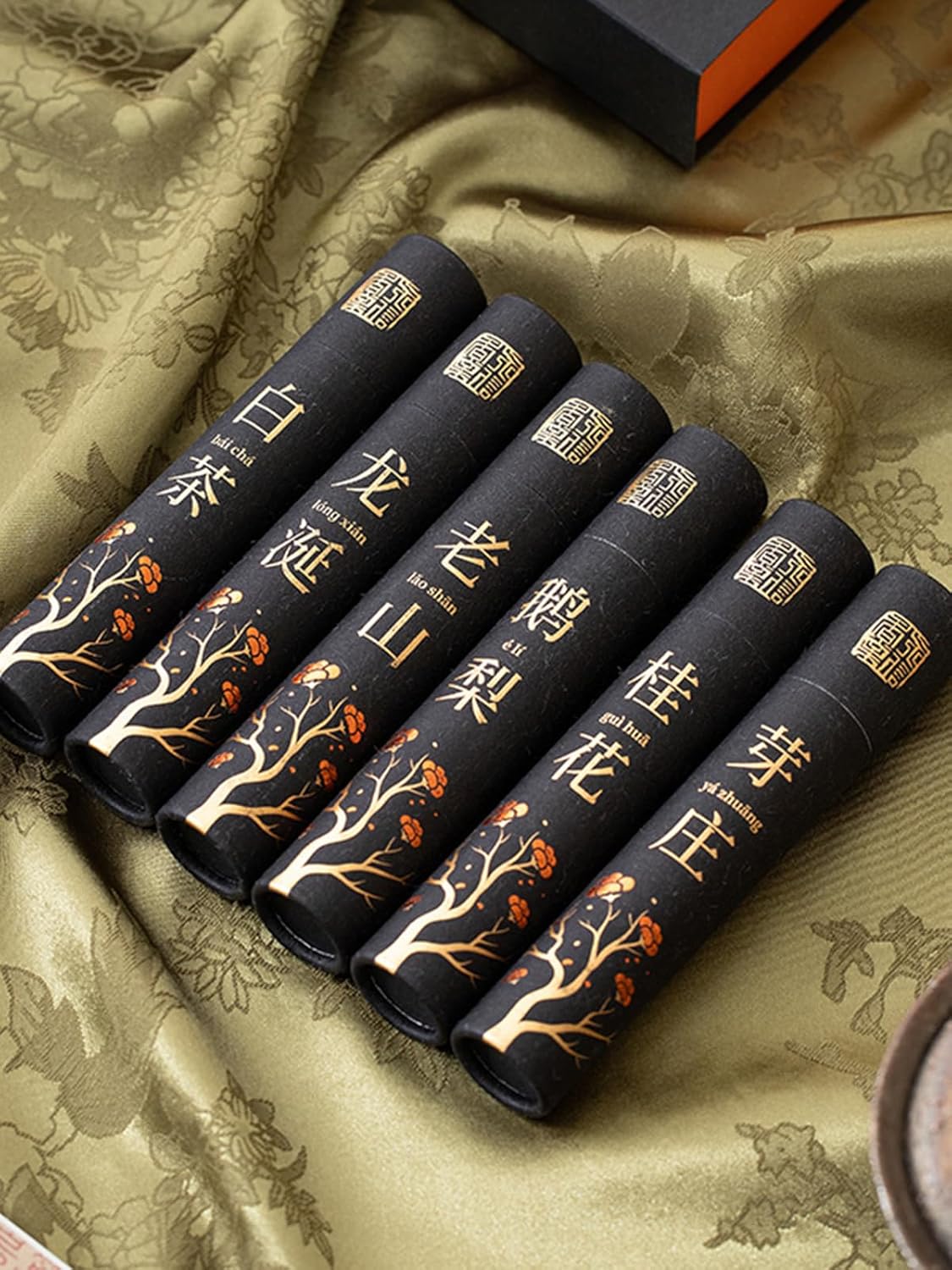 Premium Stick Incense Set– Rich Sandalwood&Nha Trang Agarwood Scent Deep Woody Aroma Ideal for Meditation Yoga Relaxation Home Office Calming and Cleansing Fragrance–90 Sticks Total