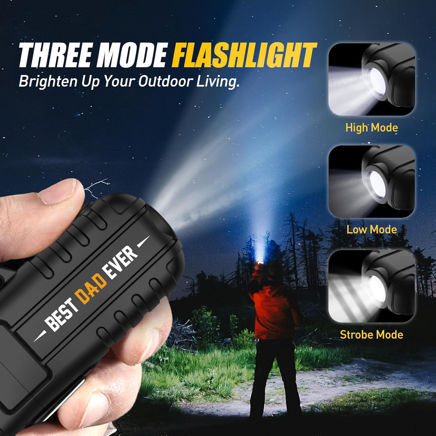 WEARXI Stocking Stuffers for Men, Electric Lighters Gifts for Men, Mens Gifts for Christmas Mens/Boyfriend, Fathers Day Dad Gifts for Him/Husband, Camping Essentials (Best Dad Ever Special Version)