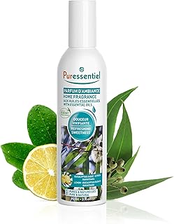 Puressentiel Home Fragrance with Essential Oils - Invigorating and Sweet Aromatic Blend - Combats Unpleasant Odors - Formulated with Beneficial Natural Essential Oils - Refreshing Sweetness - 3 oz