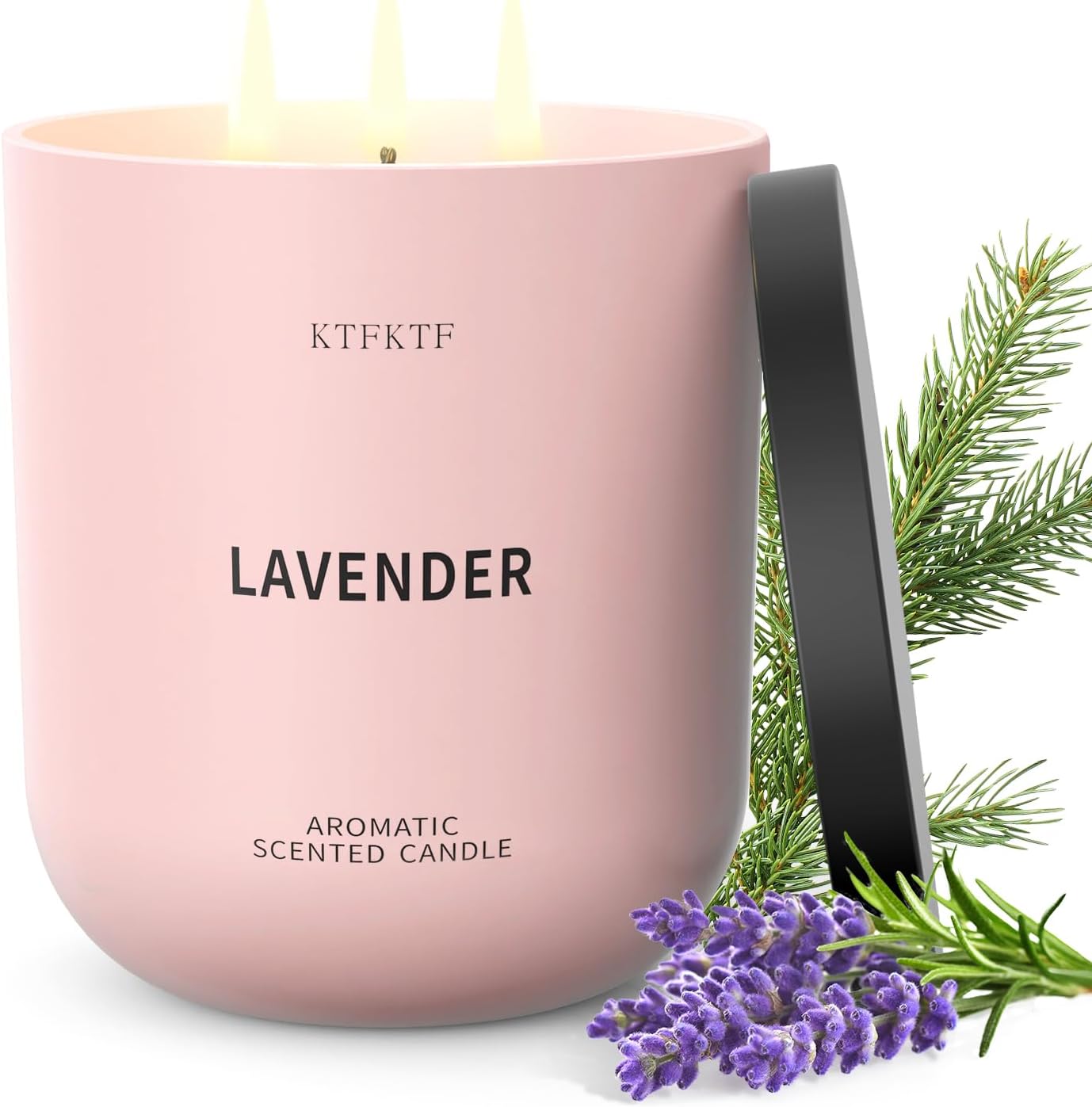 Lavender Scented Candles for Women - Aromatherapy Candle for Relaxation & Sleep Calm, 14.1oz Soy Candles for Home Scented, Birthday Mothers Day Candle Gifts for Women Mom
