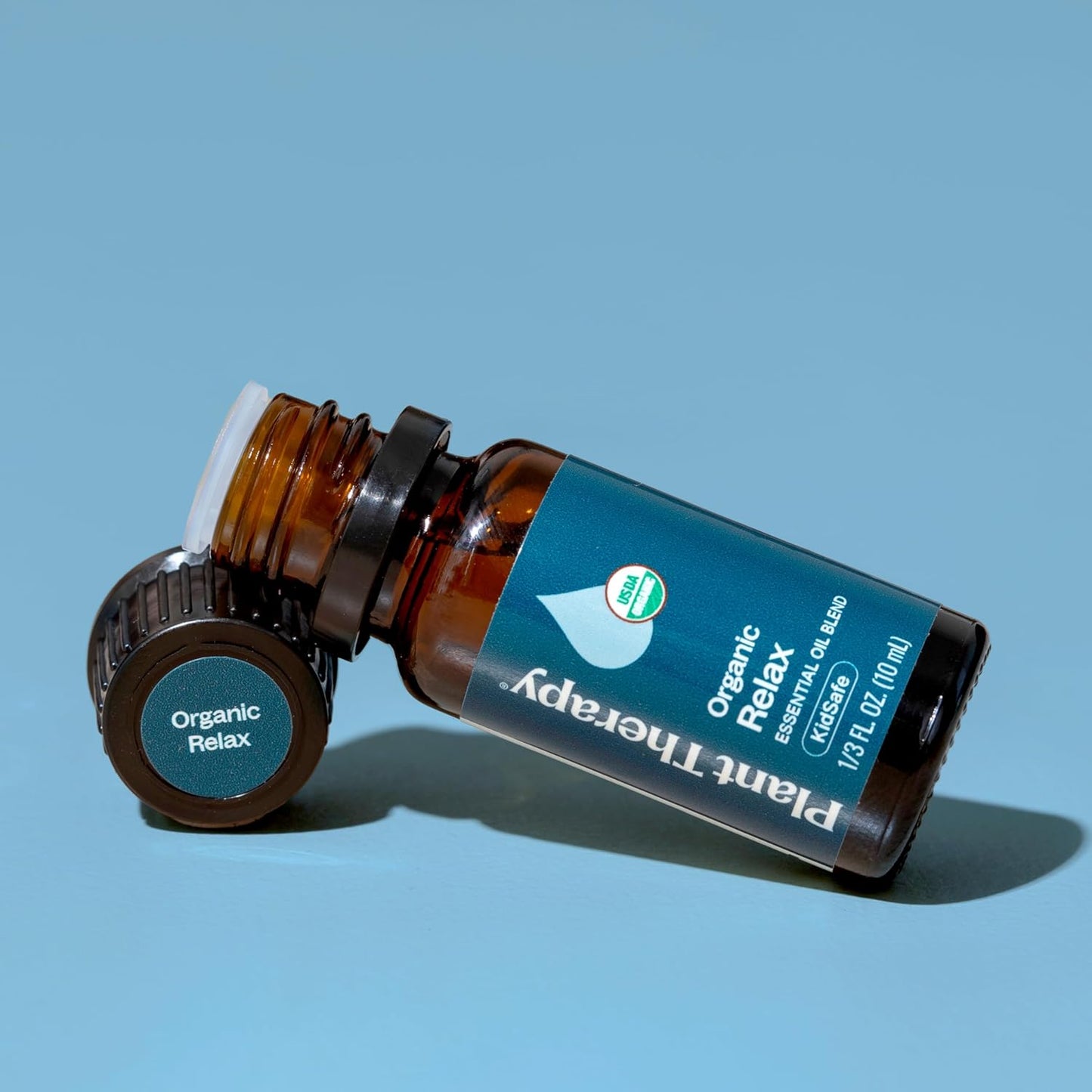 Plant Therapy Organic Relax Essential Oil Blend 100% Pure, Undiluted, Natural Aromatherapy, Therapeutic Grade 10 mL (1/3 oz)
