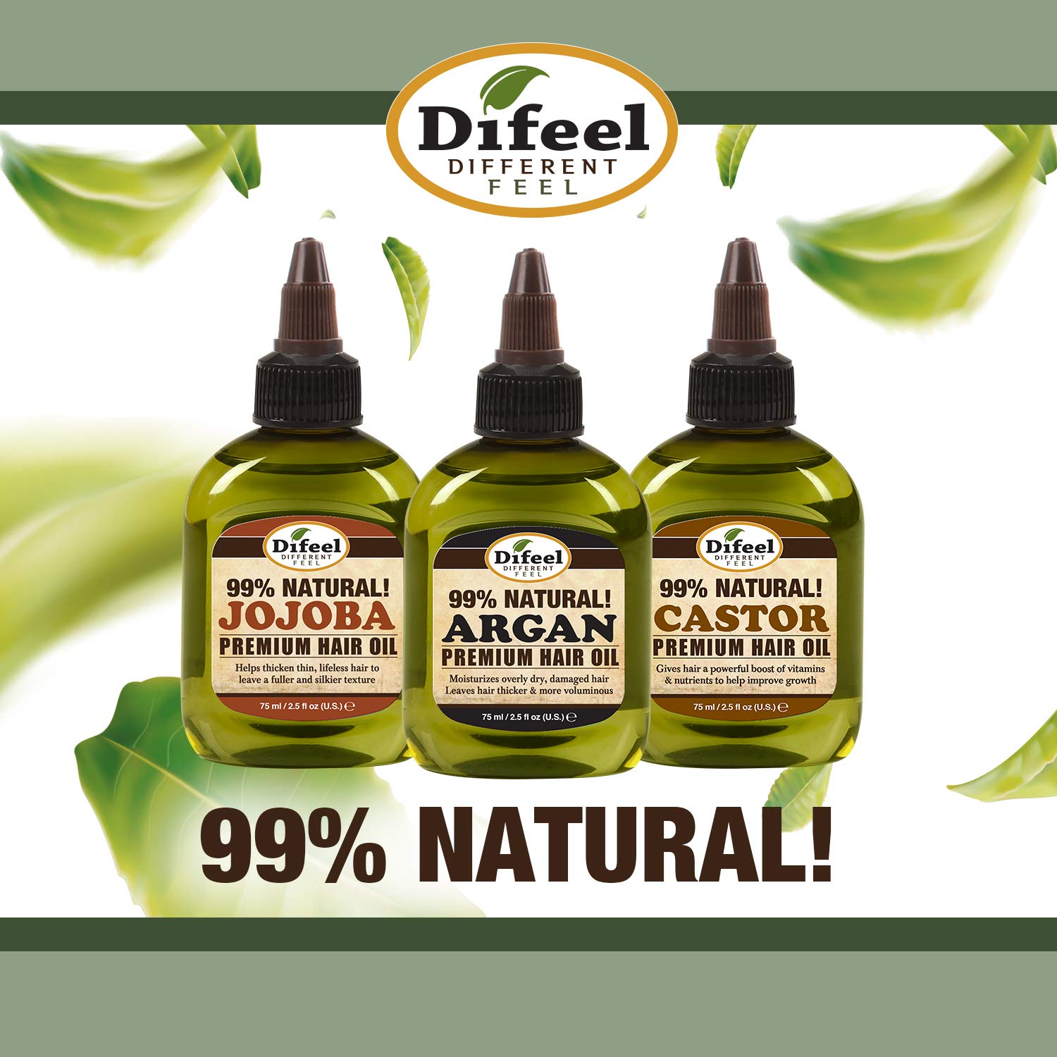 Difeel Essential Oils 100% Pure Peppermint Oil 1 ounce