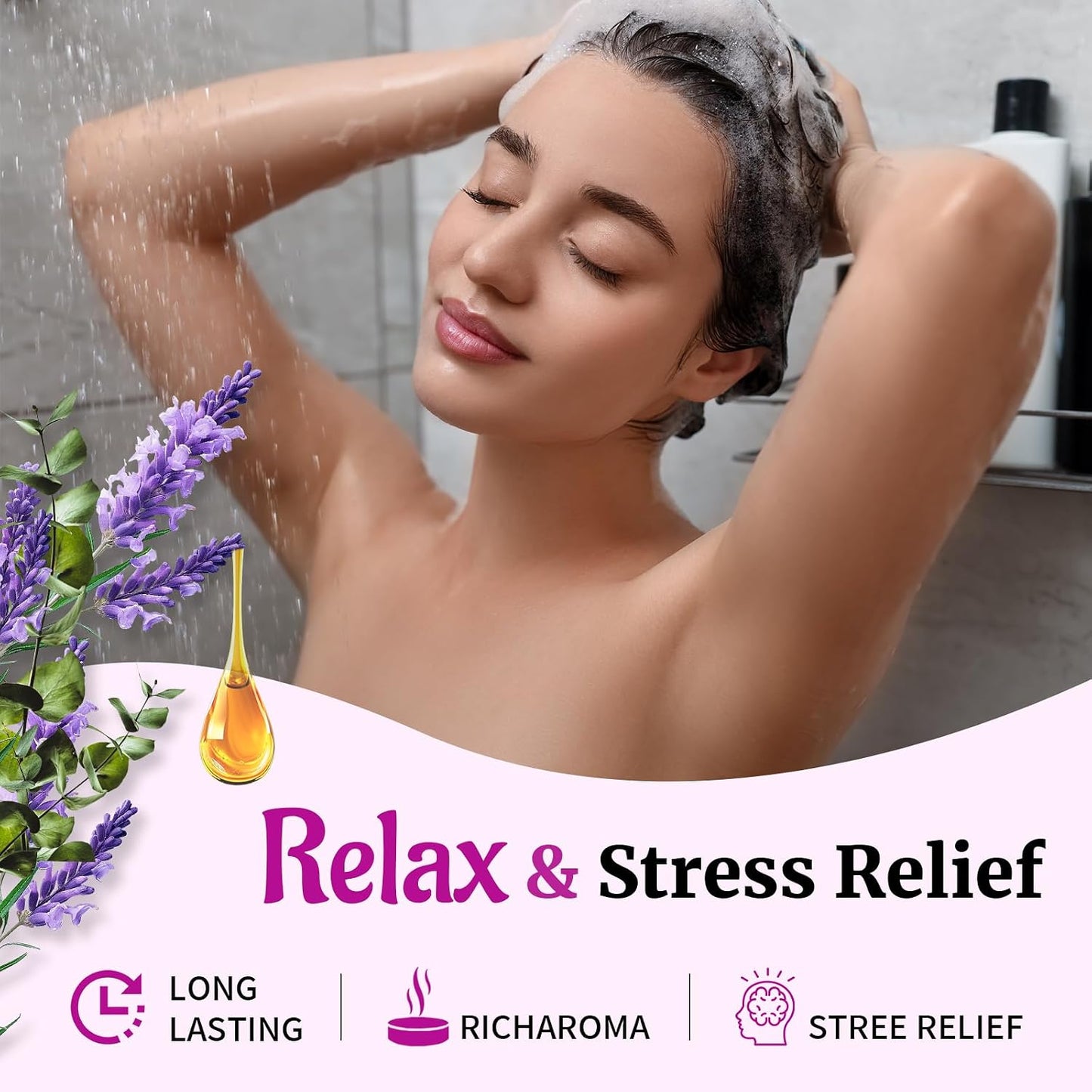 18-Pack Shower Steamers Aromatherapy, Self Care Gifts for Women Men, 6 Scented Organic Shower Bombs with Natural Essential Oils Relaxation Home SPA, Fathers Day Spa Gifts, Appreciation Gifts