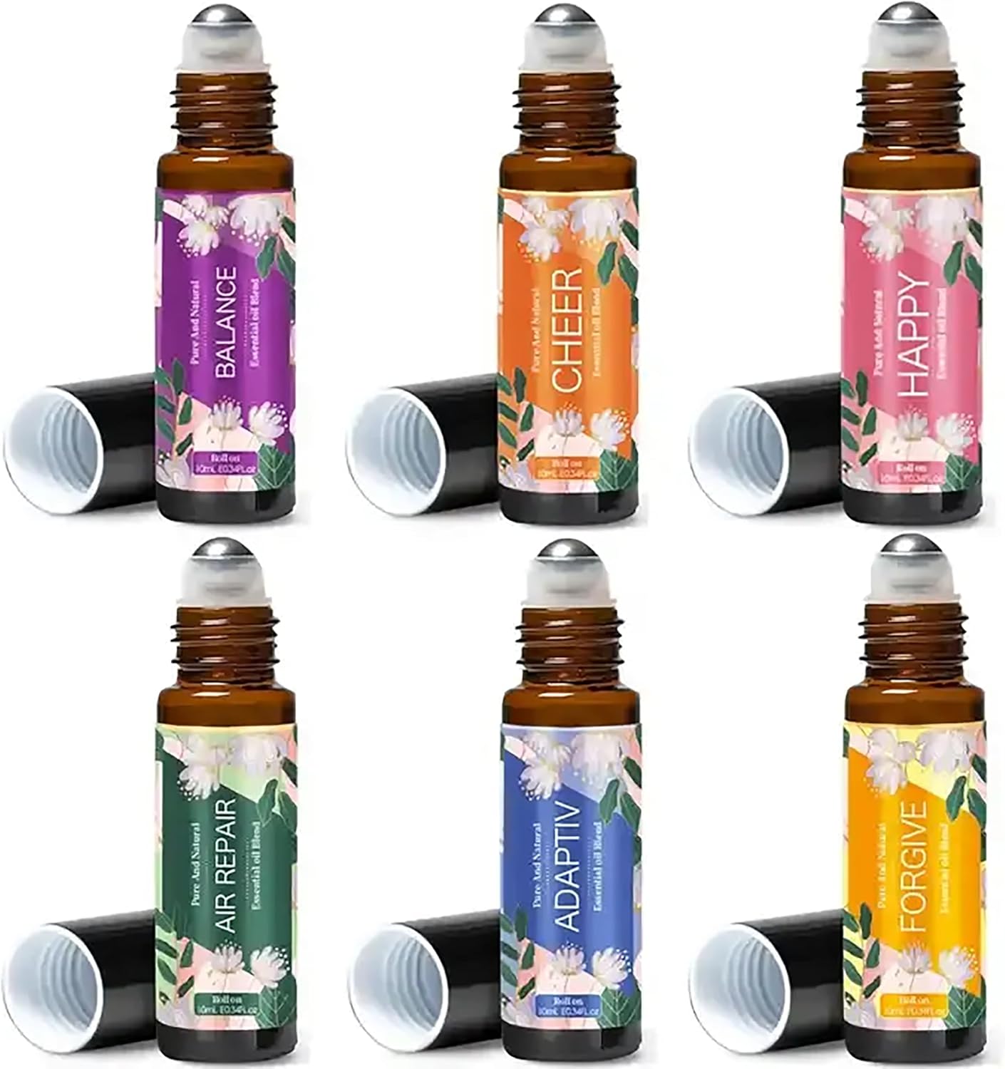 Essential Oil Roll On 100% Pure Natural Blend Roller for Skin Comfort Natural Fragrance Gift for Women and Men