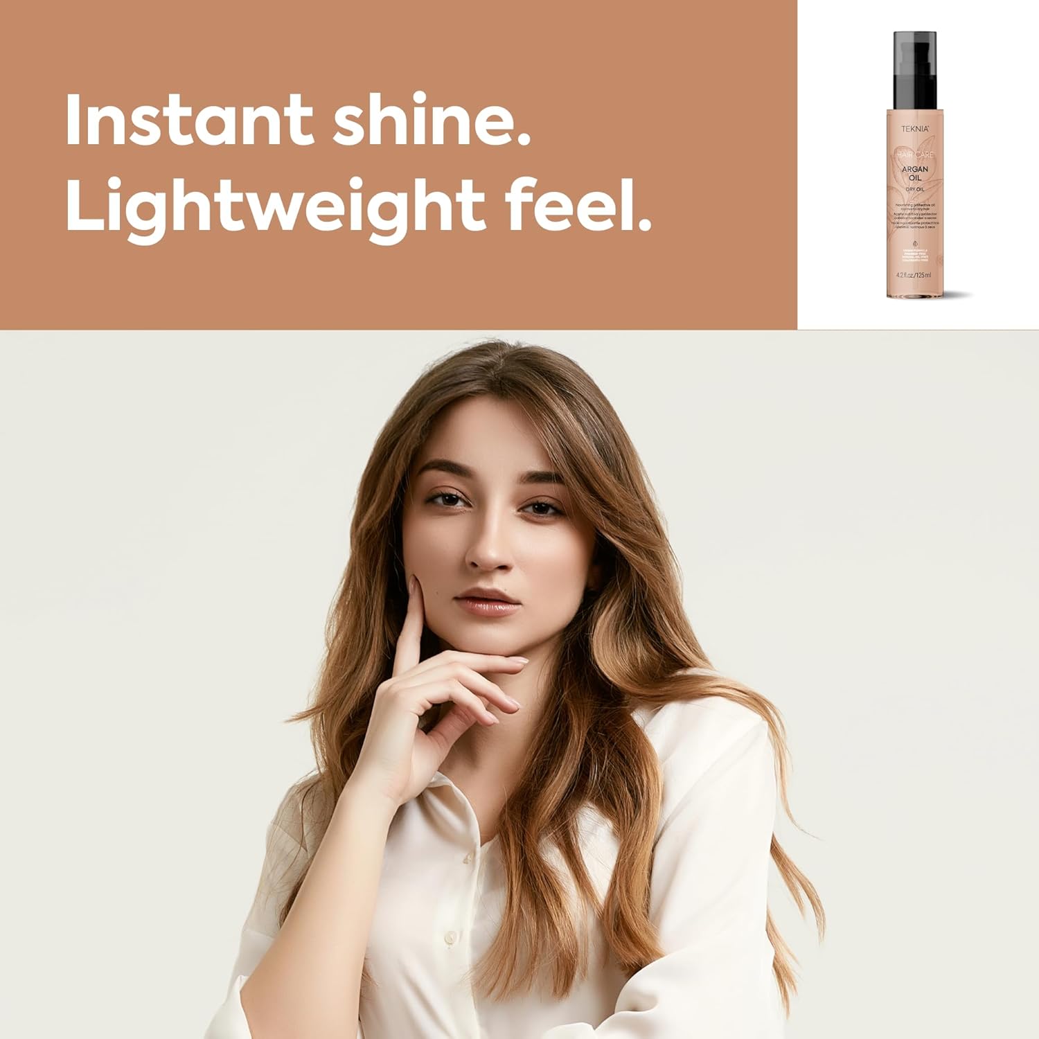Lakmé Teknia Argan Oil Dry Oil, Hydrating Hair Oils with Argan Oil for Hair, 4.2 Fl Oz