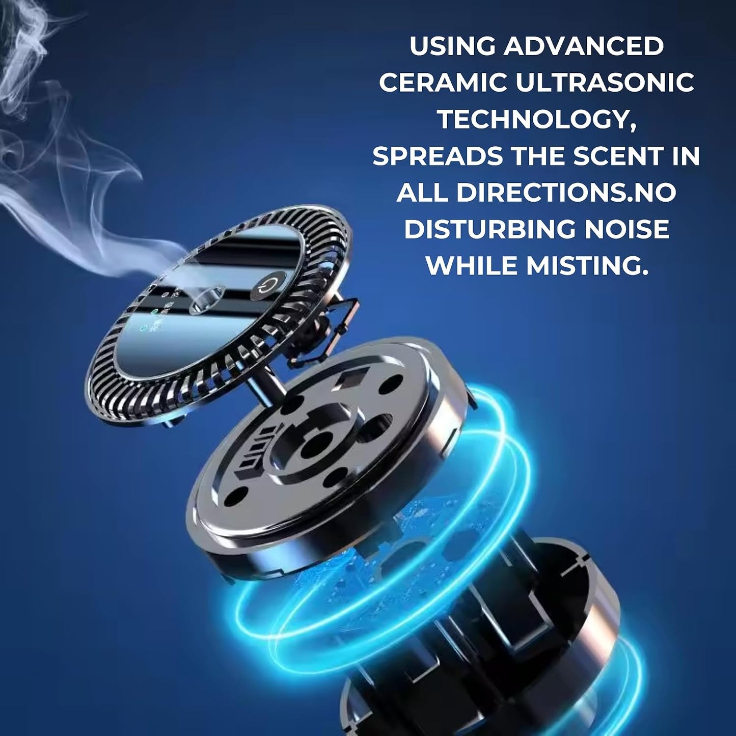 Essential Oil Diffuser - Ultrasonic Aromatherapy Diffuser with LED Lights | Cool Mist Humidifier for Home, Office, and Relaxation!