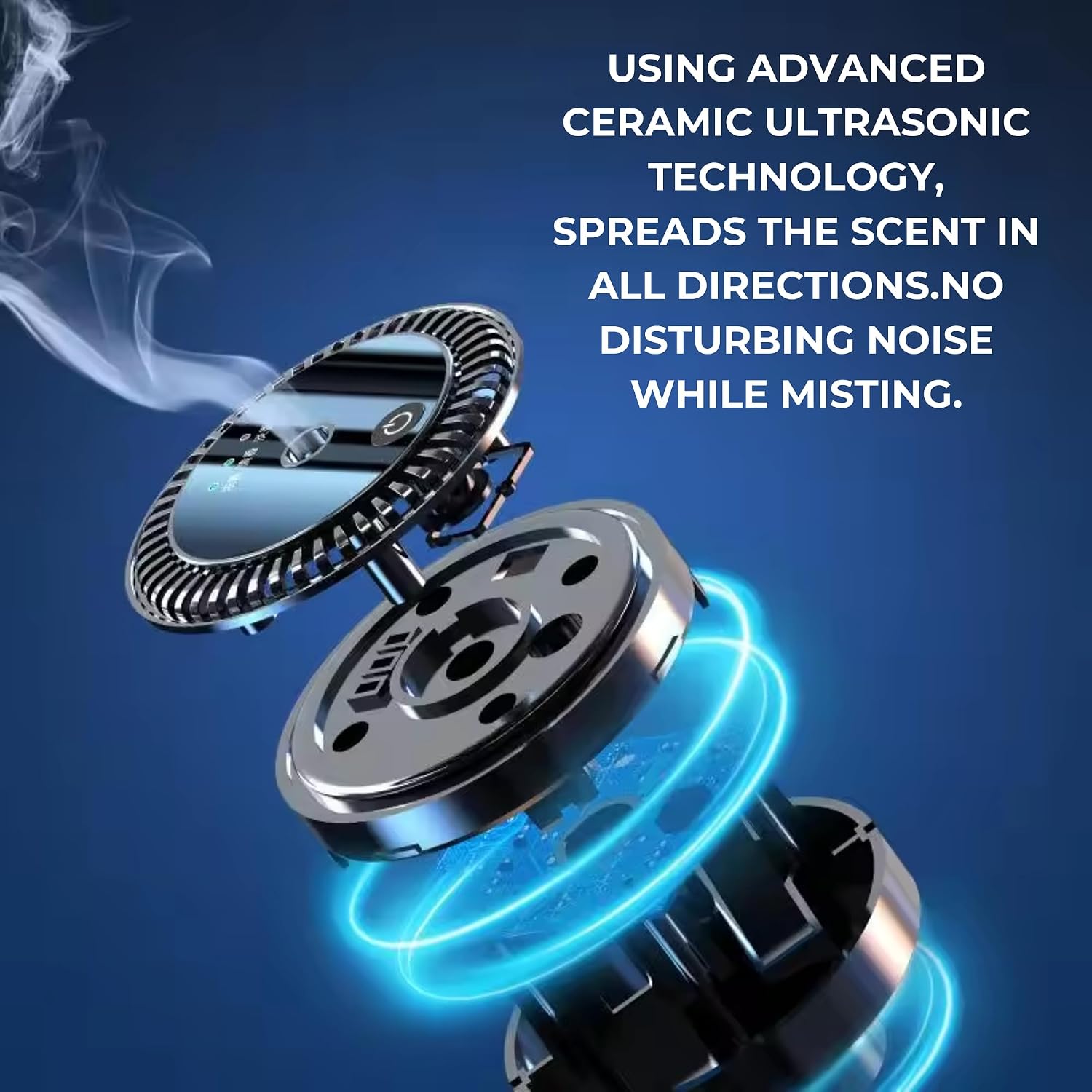 Essential Oil Diffuser - Ultrasonic Aromatherapy Diffuser with LED Lights | Cool Mist Humidifier for Home, Office, and Relaxation!