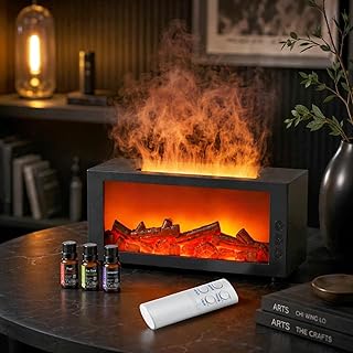 300ML Essential Oils Diffuser with Remote Control- Aromatherapy Aroma Humidifier, Upgrade 7 Colors Noiseless -Quiet Ultrasonic Aromatherapy Device with 7-Color LED Night Light Home