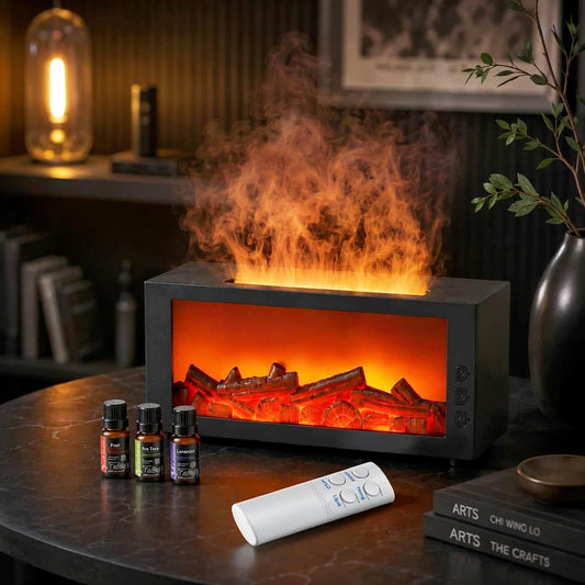 300ML Essential Oils Diffuser with Remote Control- Aromatherapy Aroma Humidifier