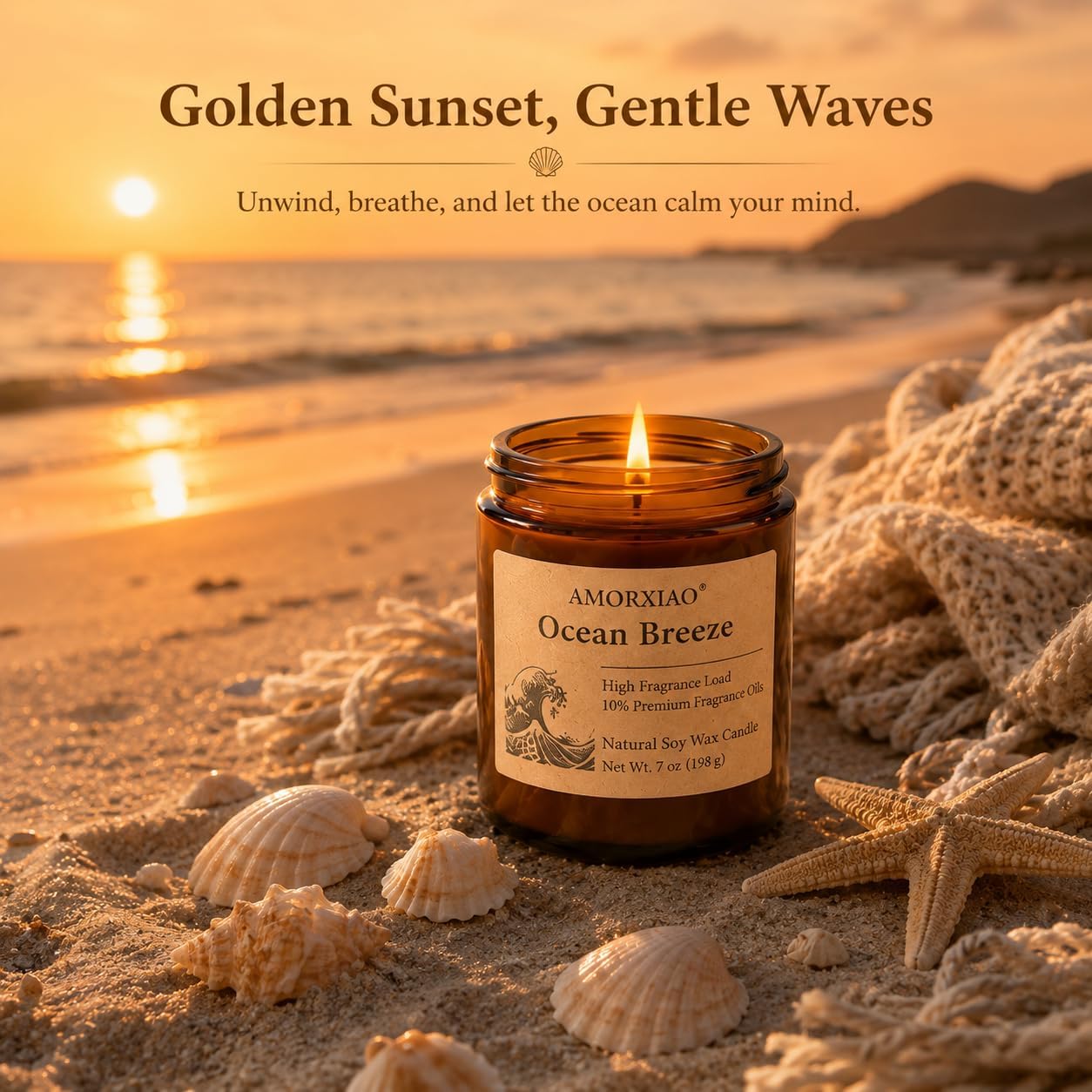 6 Pack Scented Candles for Home Scented: Soy Candles for Women Men, 42oz 300H Burning Aromatherapy Candle Set, Jar Candle Gift Set for Birthday, Scents of Eucalyptus/Sage/Cherry/Ocean/Melon/Vanilla