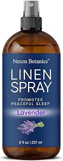 Lavender Linen Spray 8 fl oz - Refreshing Fabric Refresher & Pillow Spray for Bedding, Bed Sheets & Room - Soothing Room Mist - Nexon Botanics