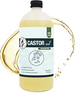 Castor Oil-Ricinus Communis-100% Pure, Clean Castor Oil(32 Ounce)