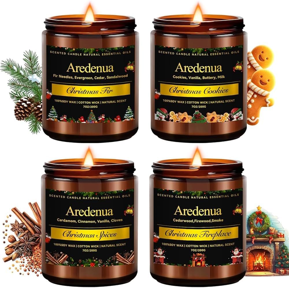 Christmas Candles Set