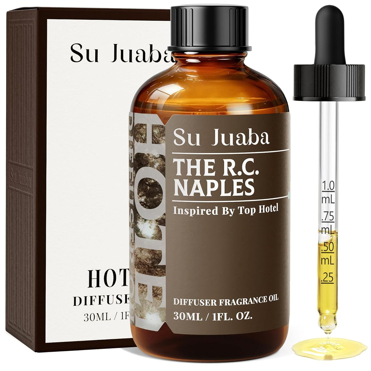 SU JUABA Naples Hotel Diffuser Oil - Inspired by the Ritz Carlton Luxury Beachfront Resort - Geranium Ocean Freesia