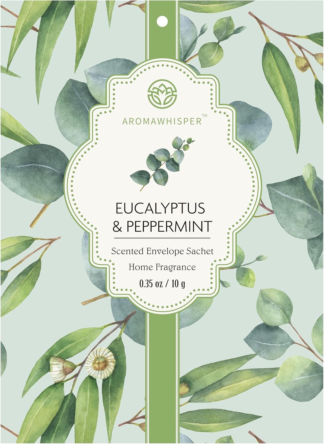 Eucalyptus & Peppermint Scented Sachets - 12 Pack, Long-Lasting Home Fragrance Sachet Bags, Large Fresh-Scented Envelope Packets, Fragrant Sachets for Drawers and Closets
