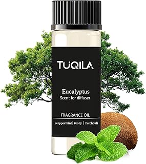 Waterless Essential Oil 20ml Eucalyptus Hotel Scent- Lemon, Bergamot, Ocean, Jasmine, Amber& Musk Fragrance for Home, Hotel, Office, Car Aroma Scent Oils for Diffusers