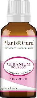 Geranium Bourbon Essential Oil 1 oz / 30 ml 100% Pure Undiluted Therapeutic Grade.