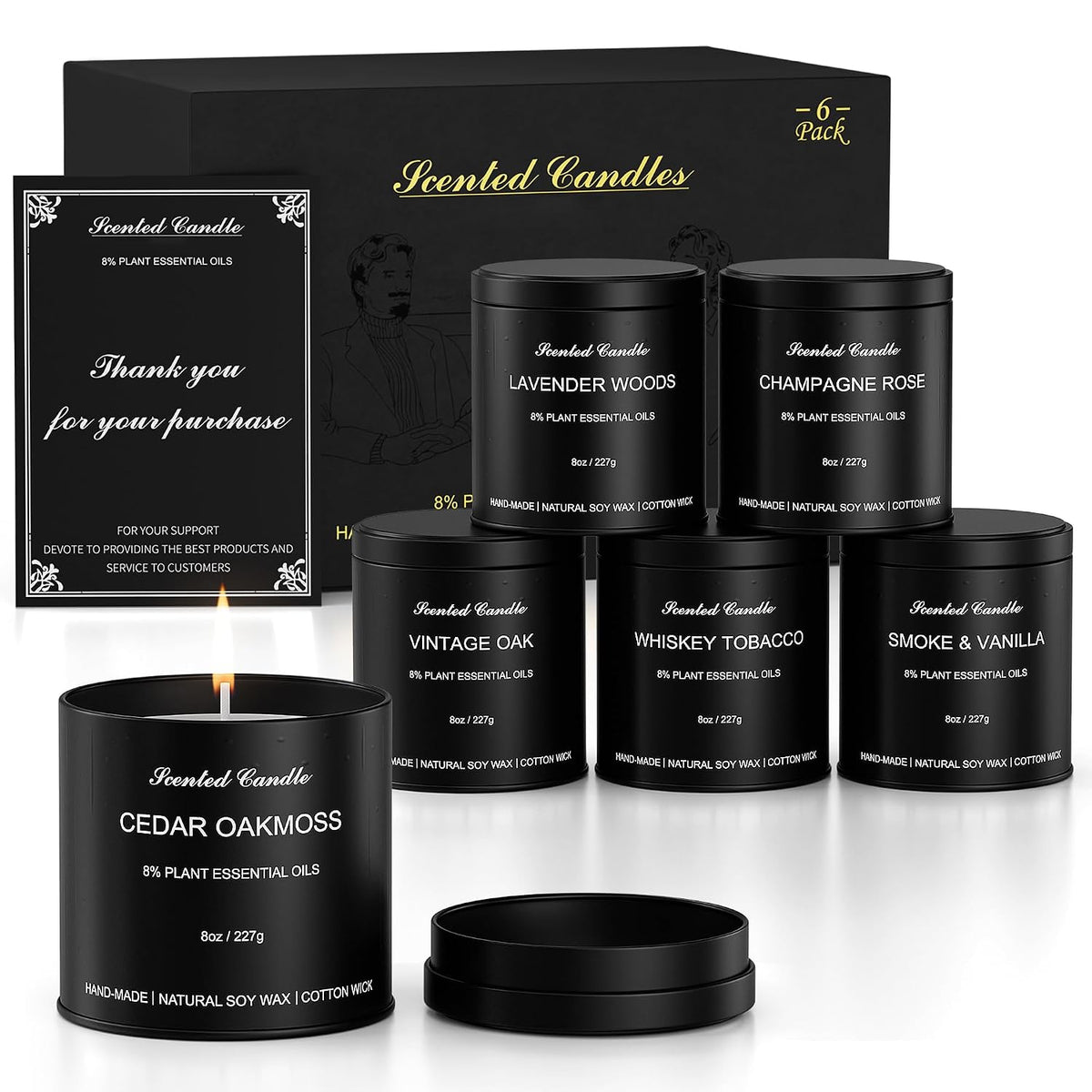 Men’s Scented Candles Set