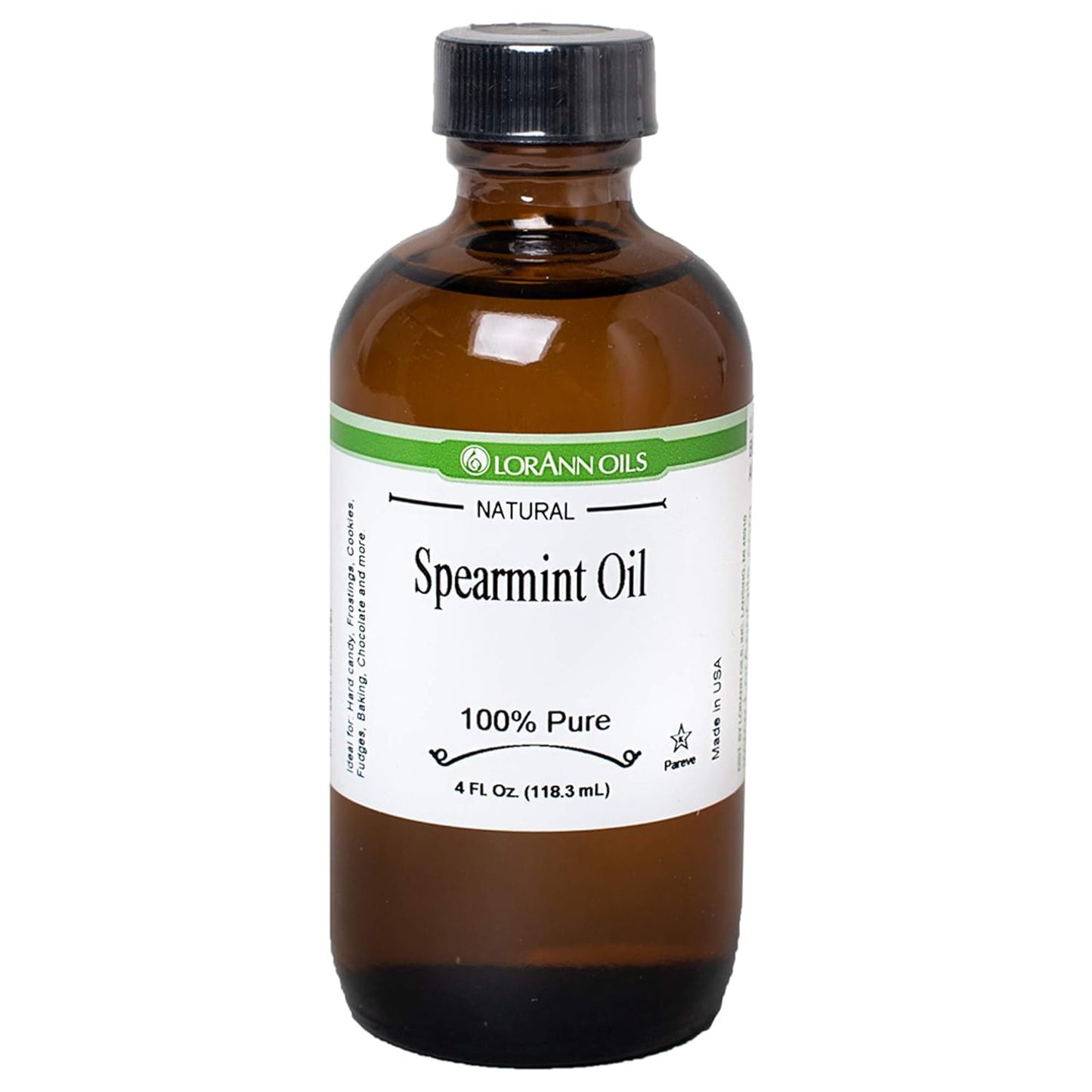 LorAnn Spearmint Oil SS Natural, 4 ounce bottle