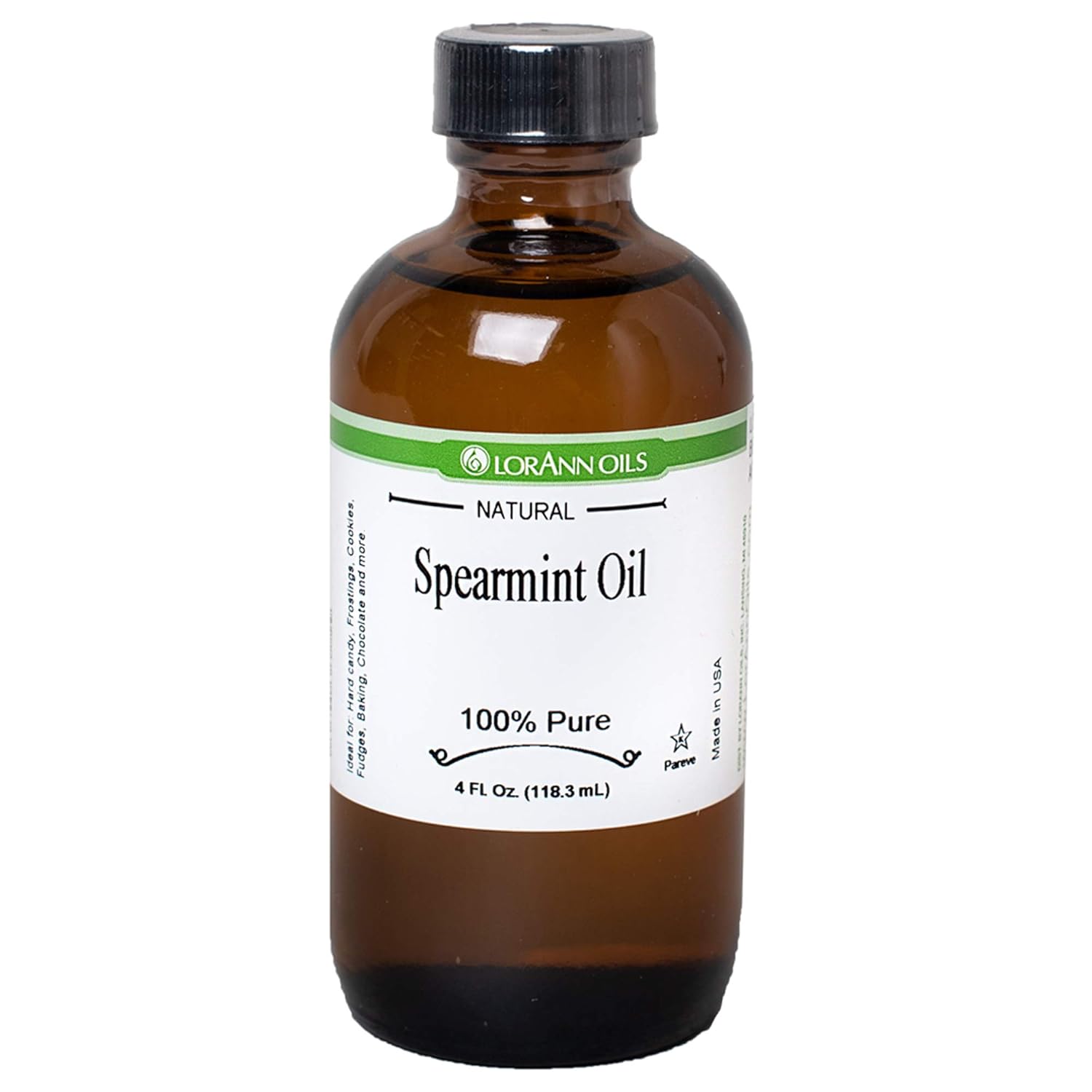 LorAnn Spearmint Oil SS Natural, 4 ounce bottle