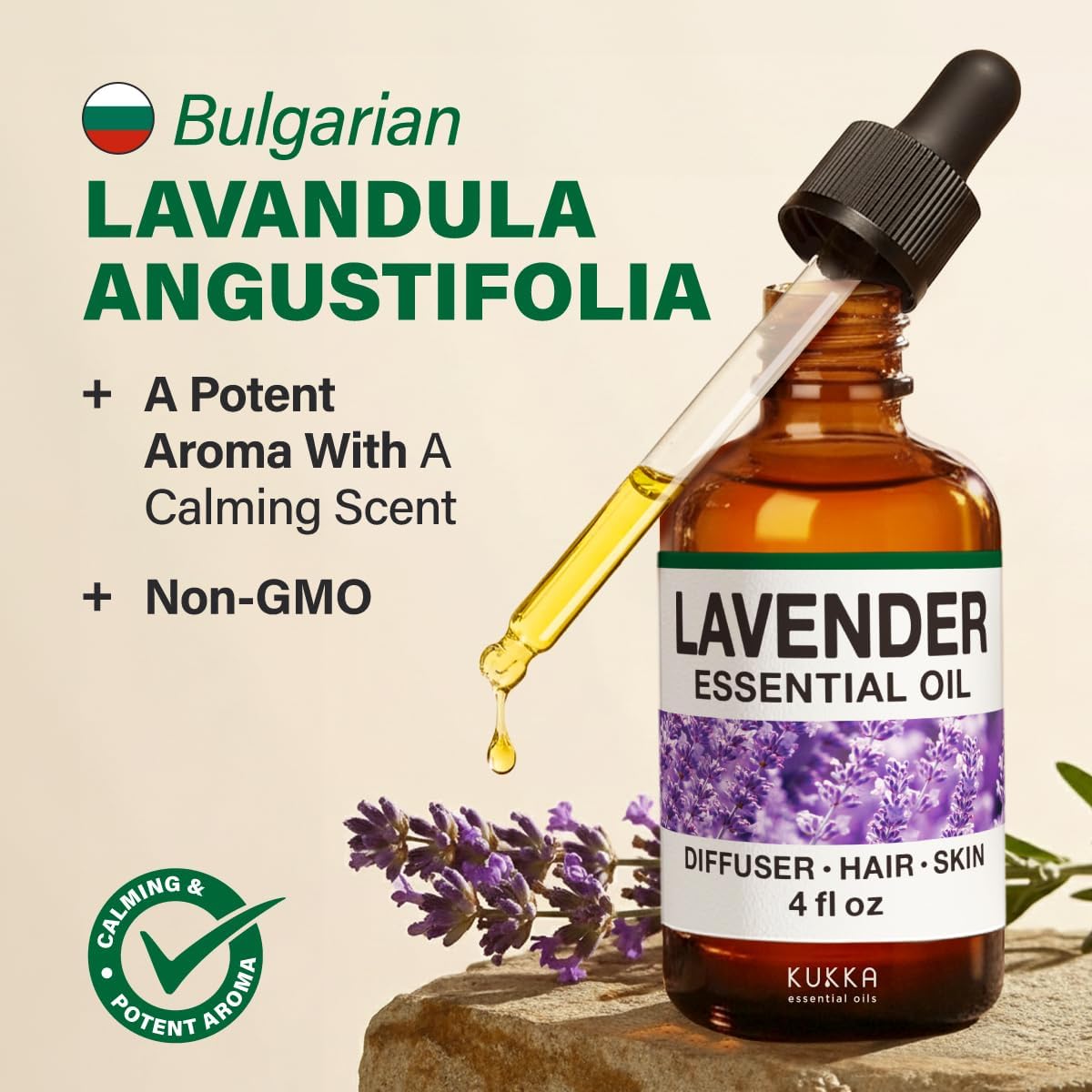 Kukka 100% Pure Lavender Essential Oil for Skin