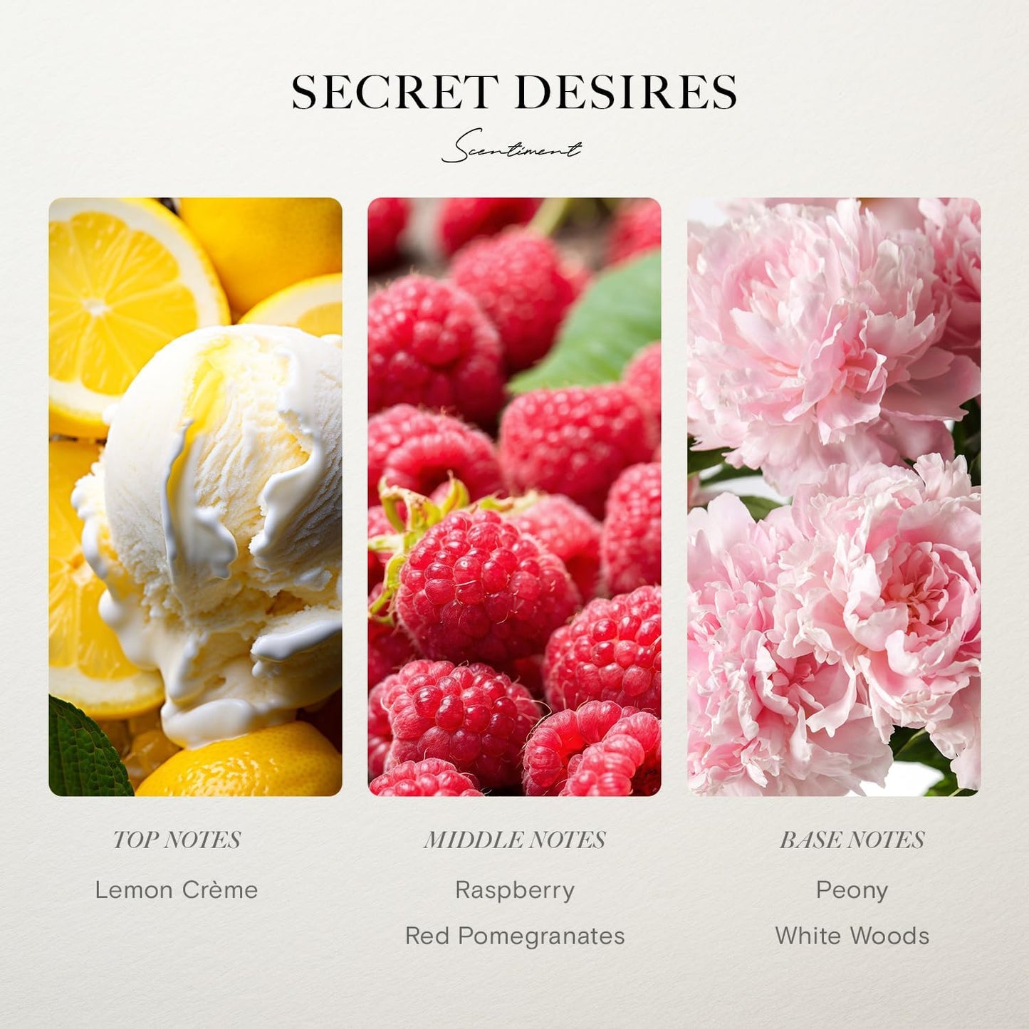 Scentiment Secret Desires Diffuser Oil - Premium Hotel Scent with Notes of Peony, Pomegranate & White Woods Home Scent, Hotel Fragrance Oil Diffuser Refill - 0.68 fl oz (20 mL)
