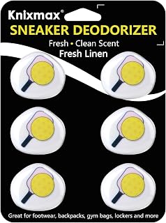 Knixmax Versatile Deodorizer Balls for Shoes Gym Bags Home Freshener for Closets Lockers Odor Eater Eliminate Unpleasant Scent Fresh Linen Pickleball