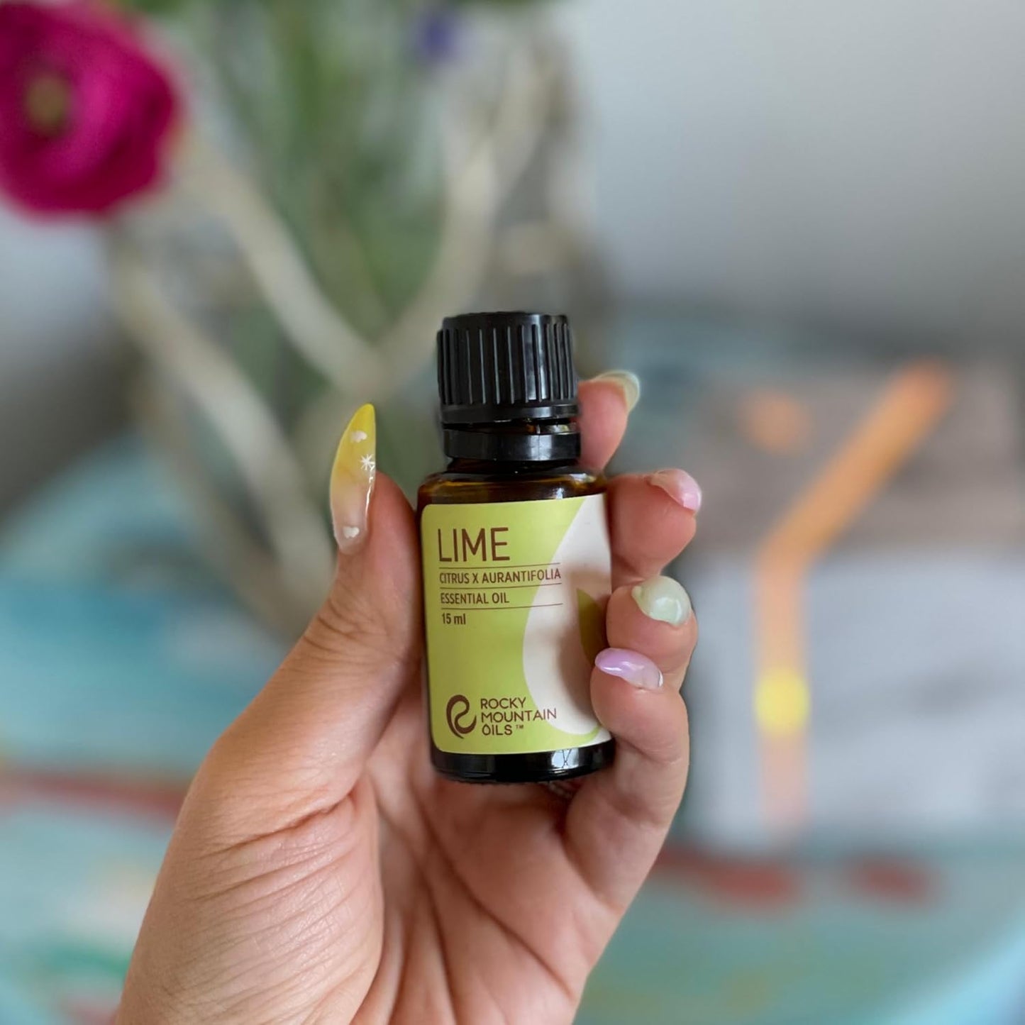 Rocky Mountain Oils Lime Essential Oil 15ml - Pure Essential Oils for Diffusers | Organic Lime Aroma Blends for Home Use | Therapeutic Grade Natural Oils | Aromatherapy Diffuser Oil