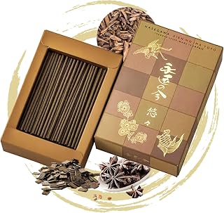 Hasegawa | Hasegawa Original Low Smoke Japanese Incense Sticks | Agarwood & Sandalwood Blend | No Synthetic Fragrances (Mini, A Blend Agarwood & Sandalwood)