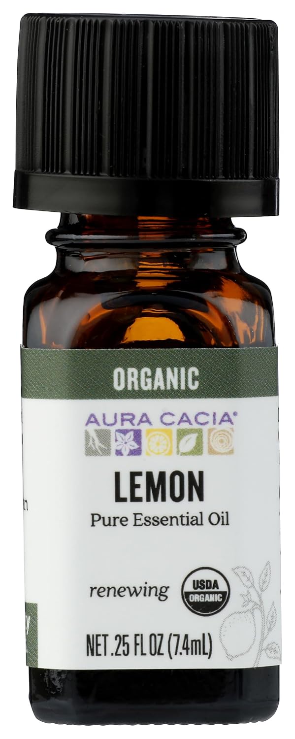 Aura Cacia Organic Lemon Essentail Oil