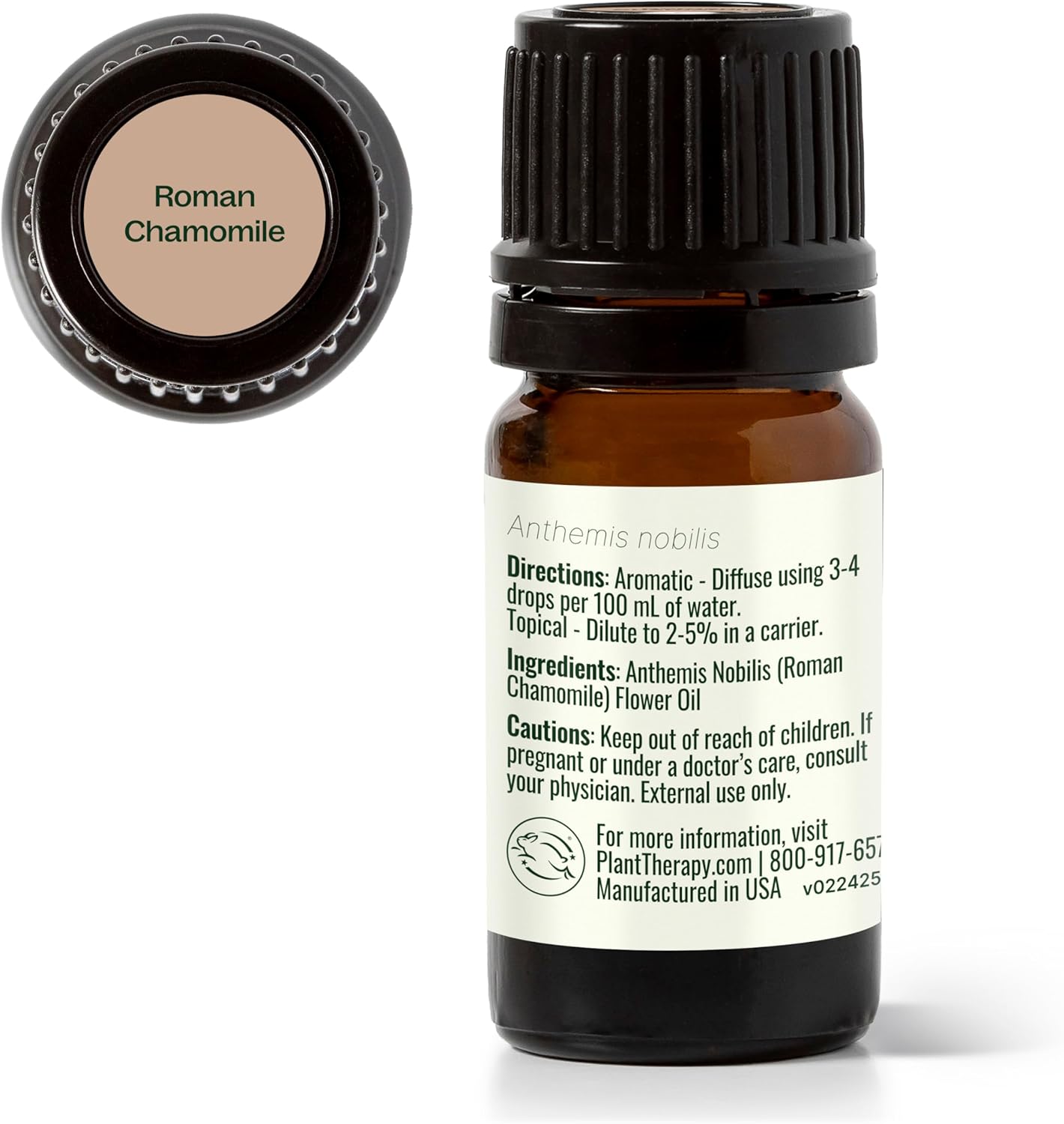 Plant Therapy Roman Chamomile Essential Oil 5 mL (1/6 oz) 100% Pure, Undiluted, Natural Aromatherapy for Relaxation and Stress Relief
