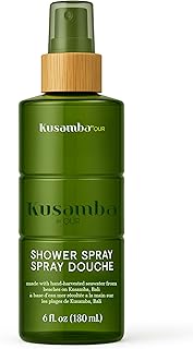 Seafoam Jasmine Shower Steamer Spray 6oz, Aromatherapy Mist with Kusamba Bali Seawater for Calming Scent and Spa-Like Shower Experience, Salt, Kusamba by QUR