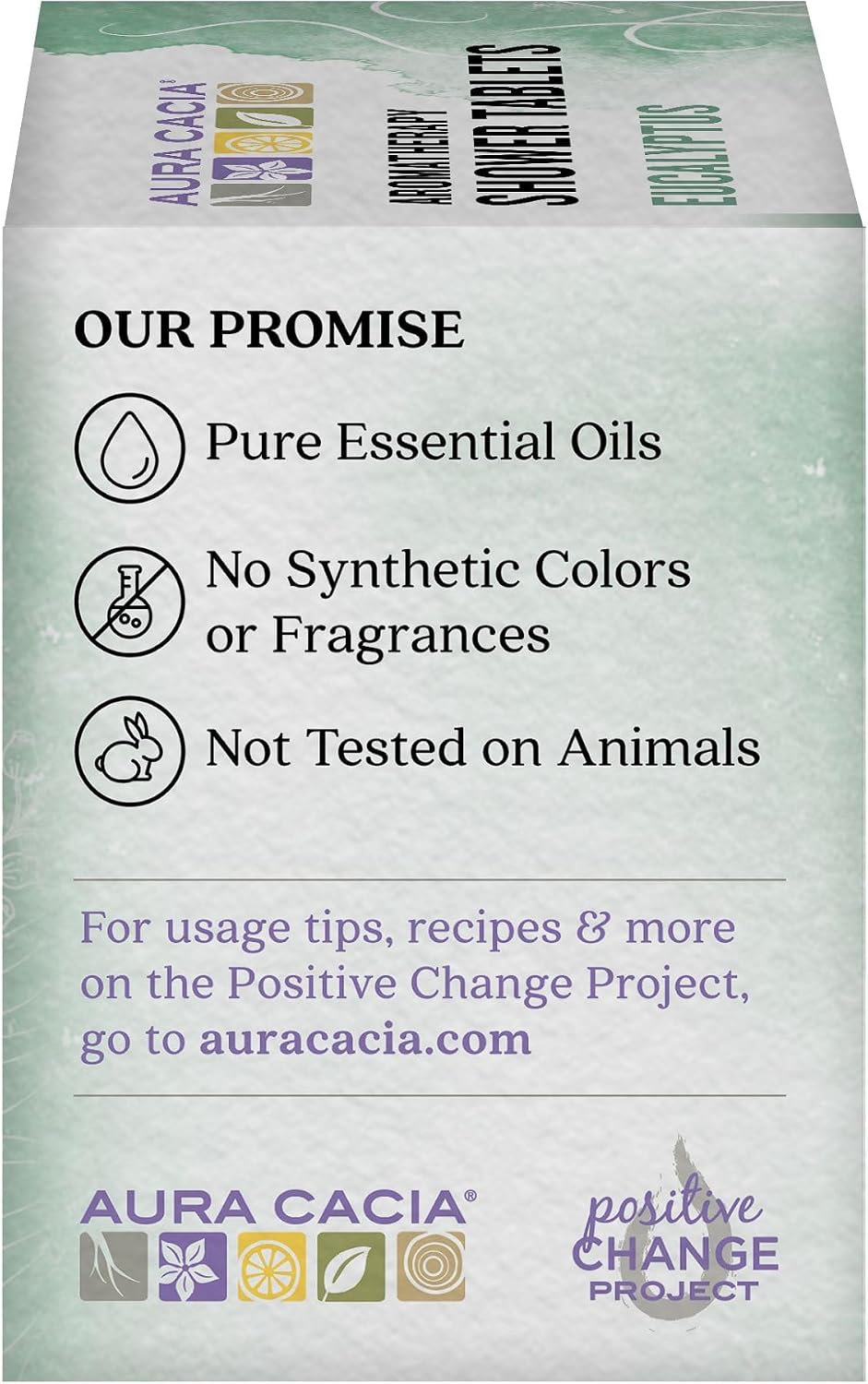 Aura Cacia - Purifying Eucalyptus Shower Tablet |Pure Essential Oils | Contains 3 Individually-Wrapped 1 oz. Tablets