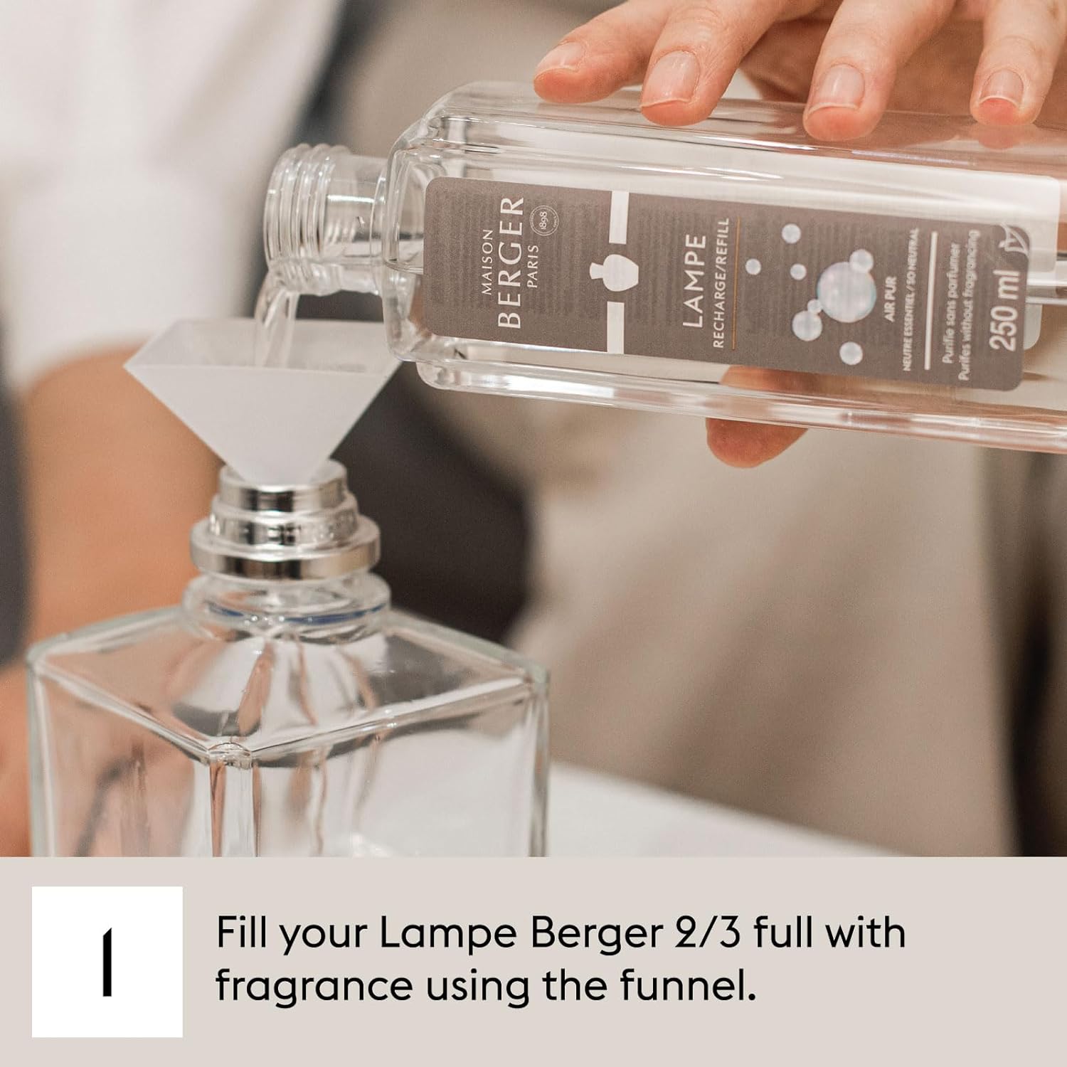 MAISON BERGER Lampe Berger Refill, 500 ml, Mystery Patchouli | Catalytic Lamp Fragrance Refill, Helps Neutralize Odors, ~80 h Fragrance Diffusion, Made in France
