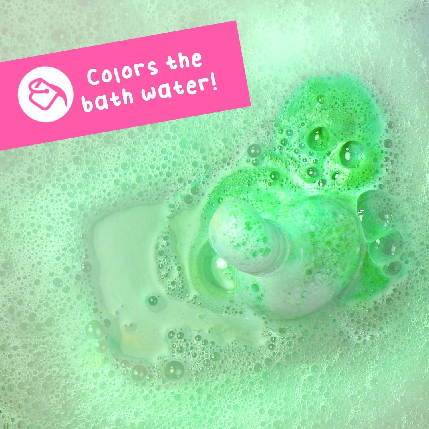 Mr. Bubble Kids Original Bath Bomb Potions - Colorful Fizzy Fun - Cool Foam and Bubble Science Beaker Bath Toys (Pack of 4)