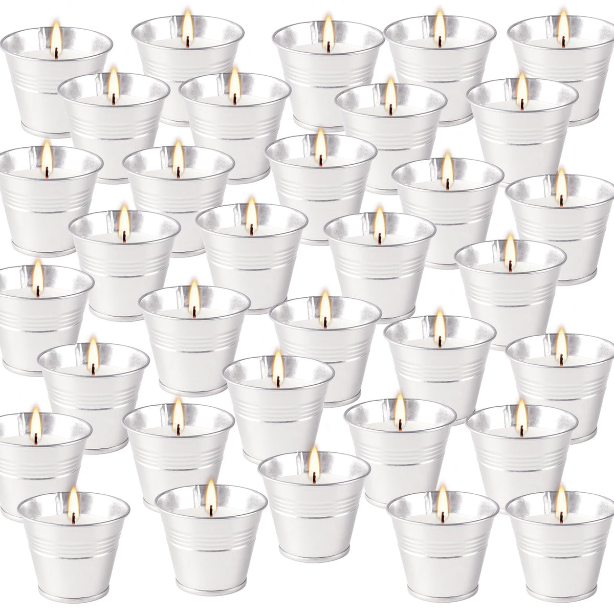Outdoors Citronella Candles 32Pack - Garden Citronella Scented Candles
