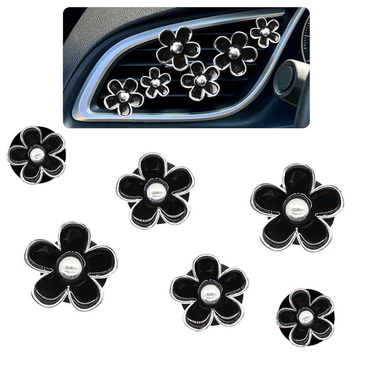 ORIESSE 6pcs Flower Car Air Freshener Vent Clips