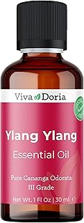 Viva Doria Ylang Ylang Essential Oil, 100% Pure, Natural Essential Oil, Undiluted, for Aromatherapy | Food Grade, 30 mL (1 Fluid Ounce)