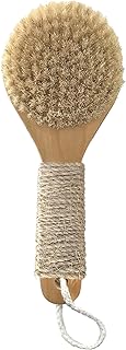 Esker Dry Brush | Lymphatic Drainage Massager and Exfoliating Body Scrubber | Body Scrubber Exfoliator | Natural Bristles | Daily Shower and Bath Ritual