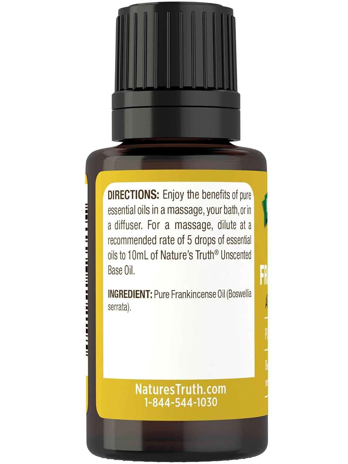 Nature's Truth Frankincense Essential Oil | 15 mL | Pure & Therapeutic Grade | Natural & Undiluted | Great for Diffusers, Massages & Baths