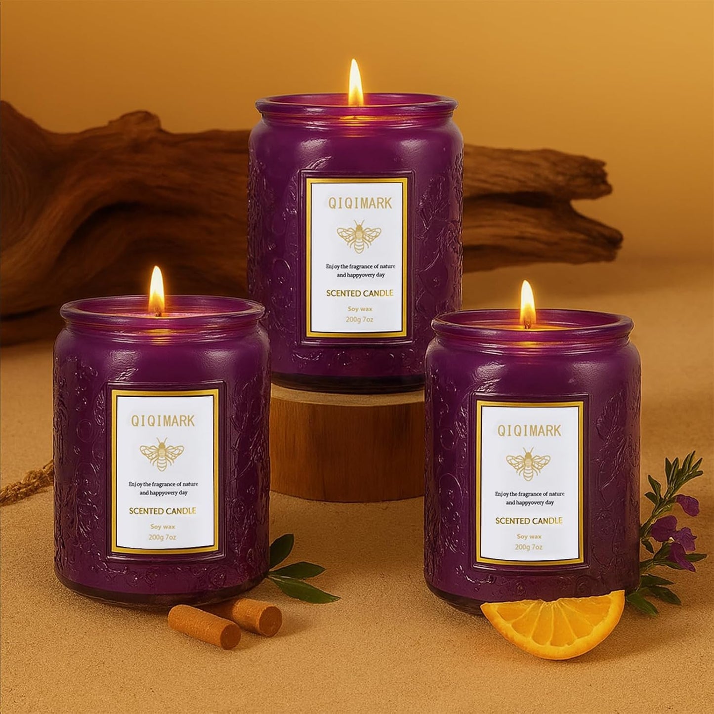 Scented Candles Set for Women, 6 Pack Soy Wax Aromatherapy Candles, Home Fragrance Set for Relaxation Stress Relief, Long Lasting Cozy Home Candles, Birthday Christmas Housewarming Gifts