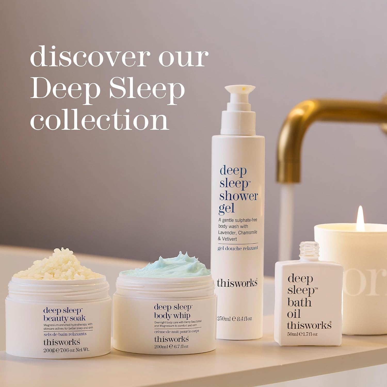 thisworks Choose Sleep Travel Kit, The Deep Sleep Pillow Mini Spray and Aromatherapeutic Roller Ball Infused with Eucalyptus, Frankincense & Lavender Essential Oils, 2x5ml