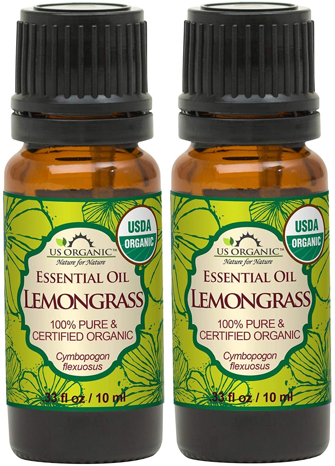 US Organic 100% Pure Lemongrass Essential Oil
