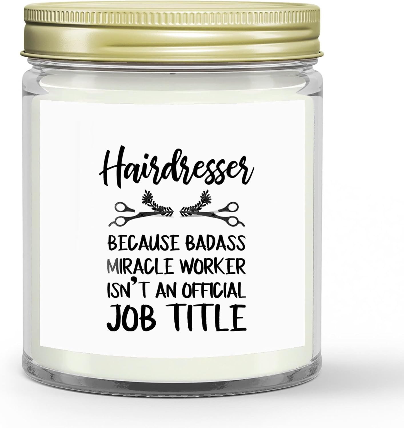Gift for Hairdressersfunny Hairdresser Candle Coconut Soy Wax Candle 4oz, 9oz