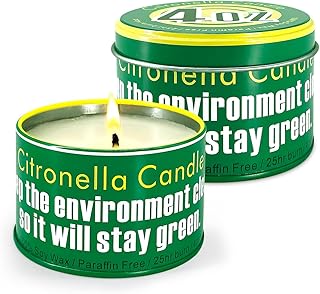 Citronella Candles, Indoor Outdoor Lemongrass Scented Candles, 4 OZ 2 Pack Pure Citronella Oil and Natural Soy Wax Long Lasting Burning Hand Poured Emergency Candles