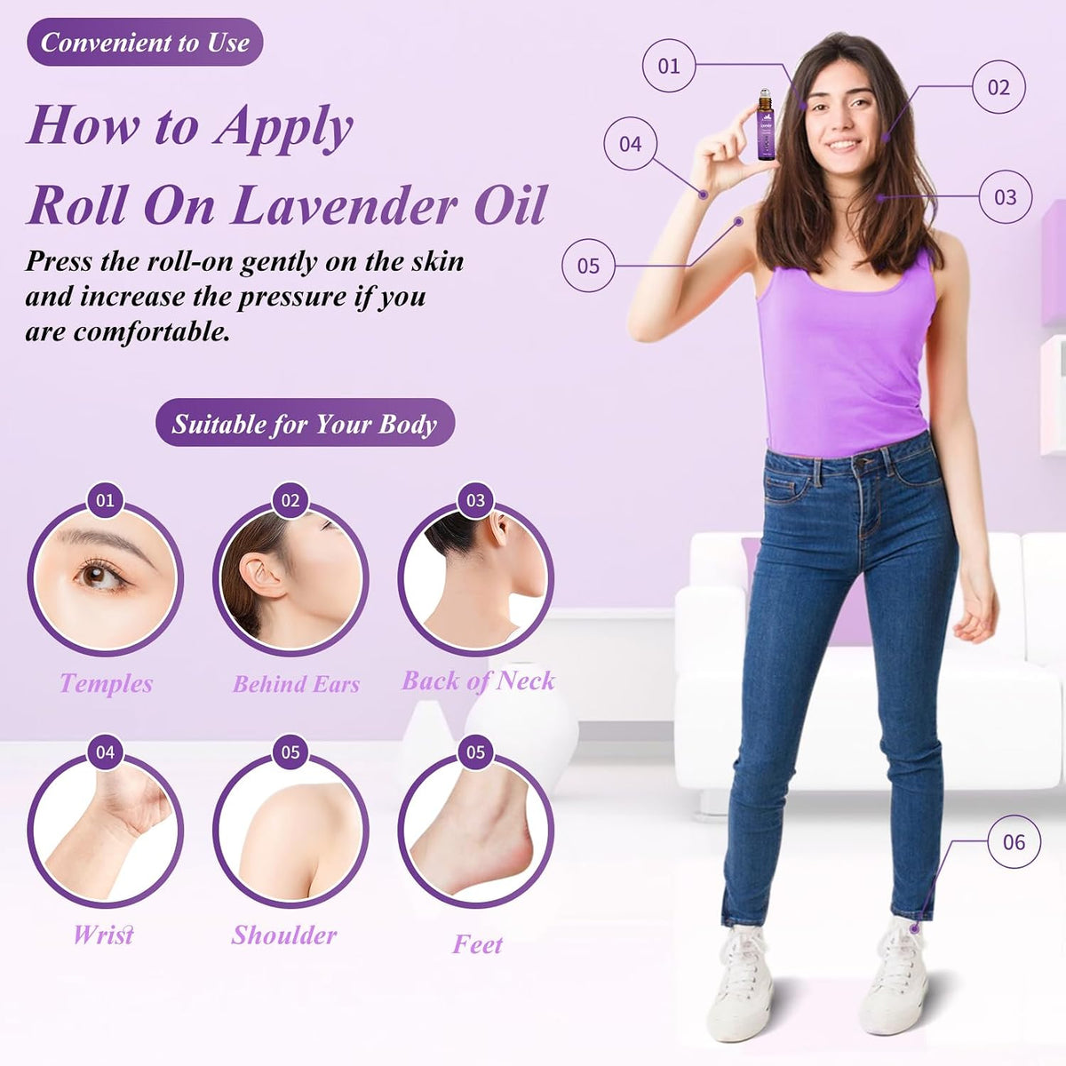 Lavender Roll On Oil