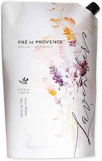 Pre de Provence Provincial Lavender Collection Soft Calming Scent for Your Home, Linen Water Refill, 33.8 fl oz