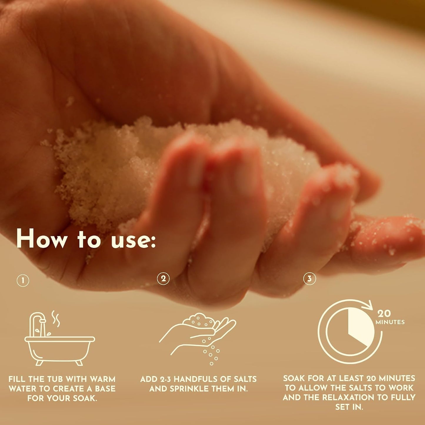 WholyMe Epsom Salt Bath Salts - Natural Bath Soak for Muscle and Joint Recovery with Arnica, Frankincense and Eucalyptus Essential Oil - Great for Post Workout and Relaxation - 35 Ounce (1Kg)