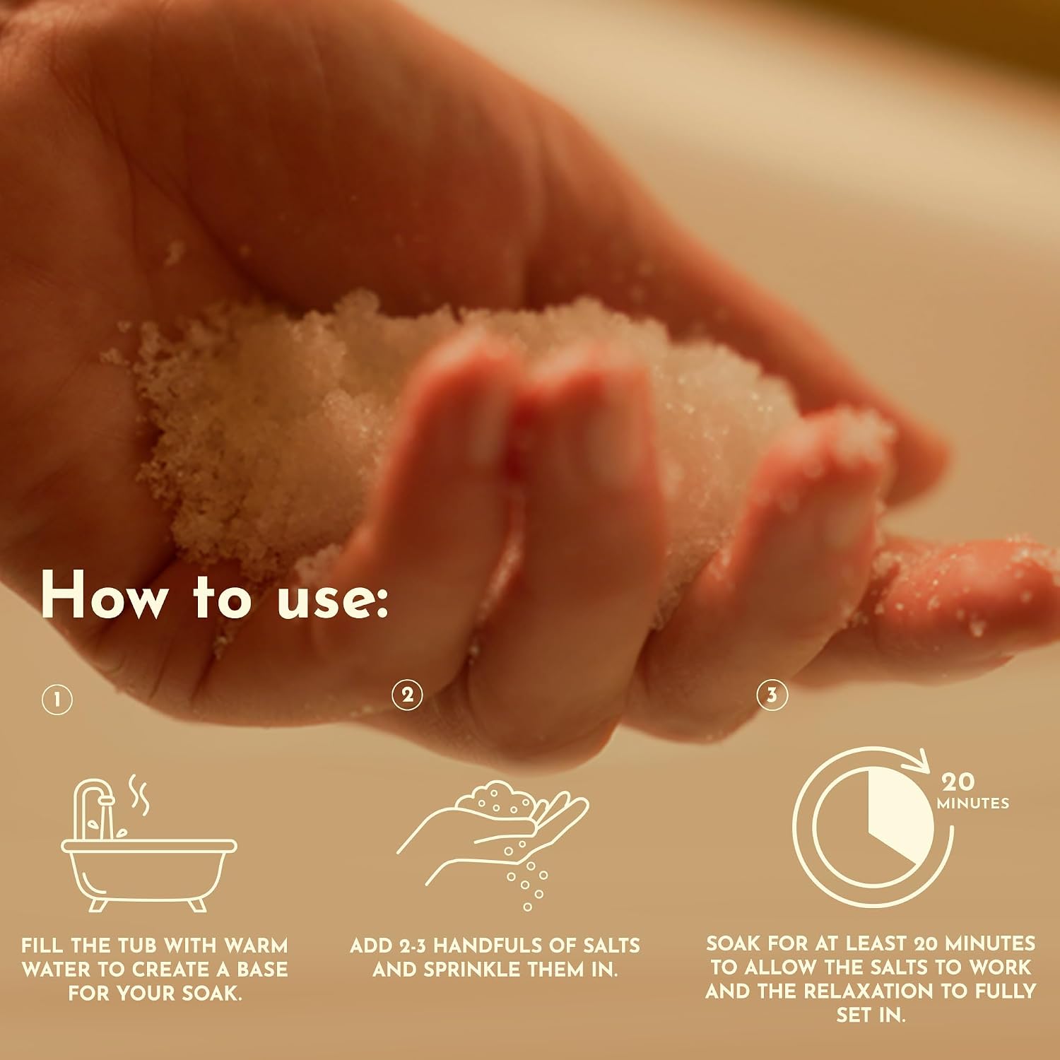 WholyMe Epsom Salt Bath Salts - Natural Bath Soak for Muscle and Joint Recovery with Arnica, Frankincense and Eucalyptus Essential Oil - Great for Post Workout and Relaxation - 35 Ounce (1Kg)